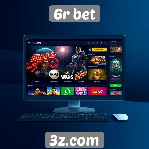 Interface amigável do 6r bet facilita navegação